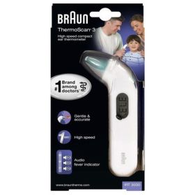 Braun thermoscan 3 termómetro digital de oído irt 3030