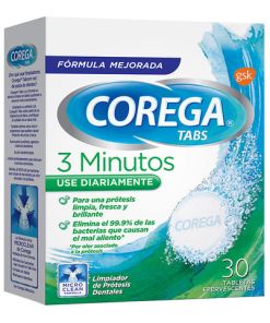 Limpiador Prótesis Corega 30 Tabletas