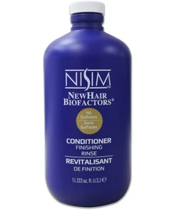Nisim acondicionador anti caída 1.0 lt Nisim acondicionador anti caída 1.0 lt Acondicionador Anti Caída New Hair Biofactors Es diseñado para acondicionar y mantener un cabello hidratado y suave pero sin contribuir a la caída. Su aspecto ligero permite ser utilizado con cuero cabelludo seco o graso. Ahora tu cabello puede lucir aún mejor que antes.