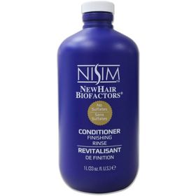 Nisim acondicionador anti caída 1.0 lt Nisim acondicionador anti caída 1.0 lt Acondicionador Anti Caída New Hair Biofactors Es diseñado para acondicionar y mantener un cabello hidratado y suave pero sin contribuir a la caída. Su aspecto ligero permite ser utilizado con cuero cabelludo seco o graso. Ahora tu cabello puede lucir aún mejor que antes.