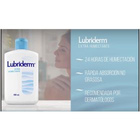 Lubriderm Crema Corporal Piel Normal Extra Humectante 400ml - Imagen 3