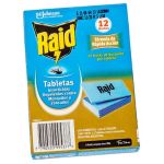 Raid Eléctrico Tabletas Mosquitos Y Zancudos Recarga 12un - Imagen 2