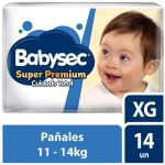Babysec Pañales Desechables Super Premium Talla Xg / 14 Un - Imagen 2