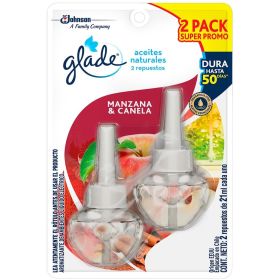 Glade Repuesto Aceites Naturales Manzana Y Canela 2un - Imagen 2