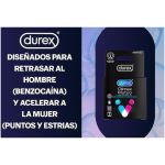 Durex Clímax Mutuo Cj 3 Condones De Látex Con Benzocaína - Imagen 3