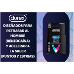 Durex Clímax Mutuo Cj 3 Condones De Látex Con Benzocaína - Imagen 3