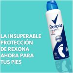 Desodorante Rexona Efficient Aerosol Para Pies 88g Original - Imagen 2