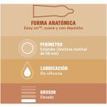Durex Real Feel Sin Latex Natural Caja 3 Condones - Imagen 3