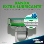 Gillette Repuestos Para Afeitar Mach 3 Sensitive 8 Cartuchos - Imagen 3