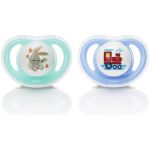 Chupete Odontológico Mini Light Talla S 2 Un (Azul-Verde) - Imagen 2