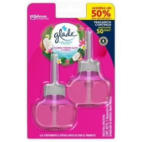 Repuesto Aceites Naturales Flores Tropicales 21ml 2un Glade