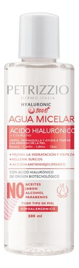 Agua Micelar Acido Hialuronico 200Ml Petrizzio 1 Agua Micelar Acido Hialuronico 200Ml Petrizzio