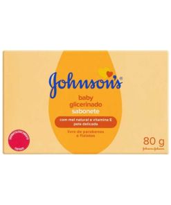 Jabon de Glicerina Bebe Piel Delicada 80g Johnsons