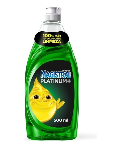 Lavaloza Platinum Mas Limon Verde 500Ml Magistral 1 Lavaloza Platinum Mas Limon Verde 500Ml Magistral