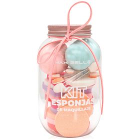 Kit esponjas de maquillaje suave y delicado max belle