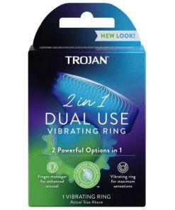 Anillo Vibrador 2 en 1 Dual Use Trojan