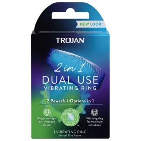 Anillo Vibrador 2 En 1 Dual Use Trojan