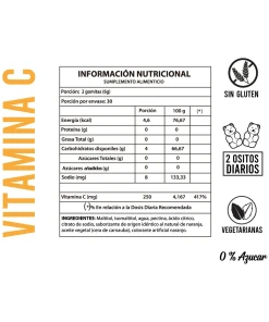 Suplemento Alimenticio Vitamina C 500mg Perfect Bear