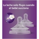 Tetina Natural Response 2u 3m+ Flujo Rapido Scy964/02 Avent