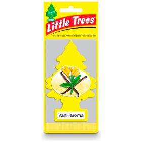 Aromatizante Pino Little Trees Vainilla 1 Unidad - Amarillo - Vainilla - Imagen 2