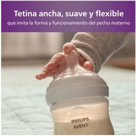 Tetina Natural Response 2u 3m+ Flujo Rapido Scy964/02 Avent