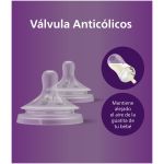 Tetina Natural Response 2u 3m+ Flujo Rapido Scy964/02 Avent