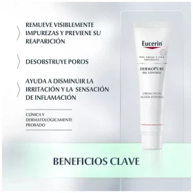 Crema Facial Accion Intensiva Noche Dermo Pure 40Ml Eucerin