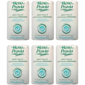 Heno De Pravia Pack 6 Unidades Jabon Hidratante 150Gr