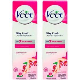 Pack Veet Crema Depilatoria Corporal Para Mujer100 Ml 2u