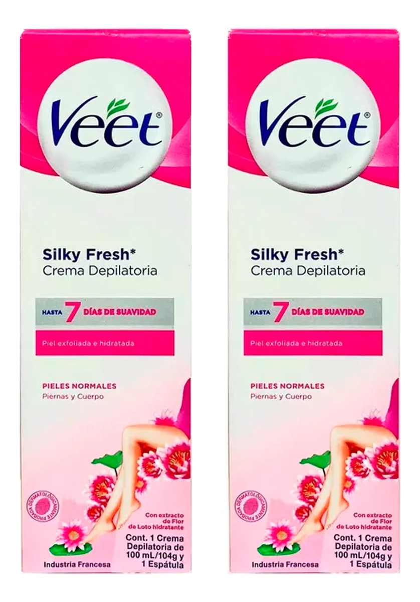 Pack Veet Crema Depilatoria Corporal Para Mujer100 Ml 2U 1 Pack Veet Crema Depilatoria Corporal Para Mujer100 Ml 2U