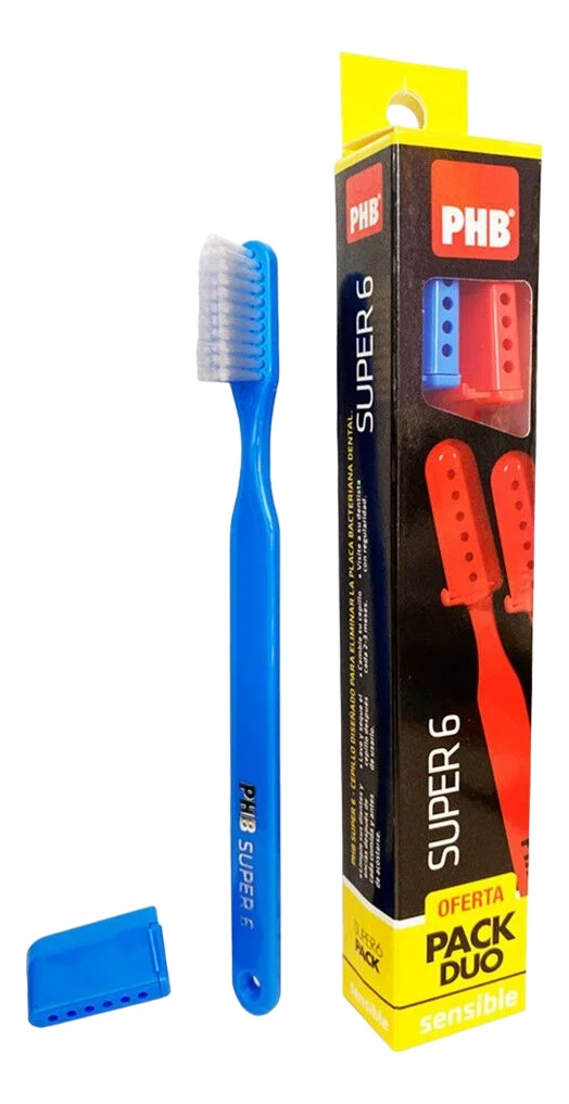 Pack Duo Cepillo Dental Sensible Super 6 Phb 1 Pack Duo Cepillo Dental Sensible Super 6 Phb