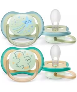 Chupete Ultra Air Night 0 A 6 Meses 2u Scf376/18 Avent