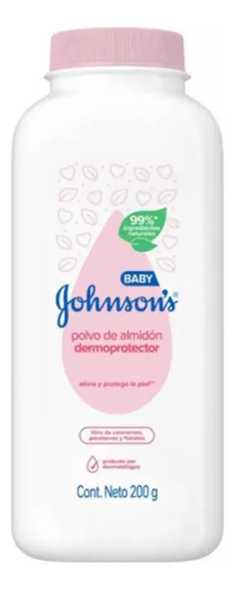 D_847360-Mlc82510582958_022025-F.jpg Johnsons Baby Talco Dermoprotector 200 G - Imagen 1