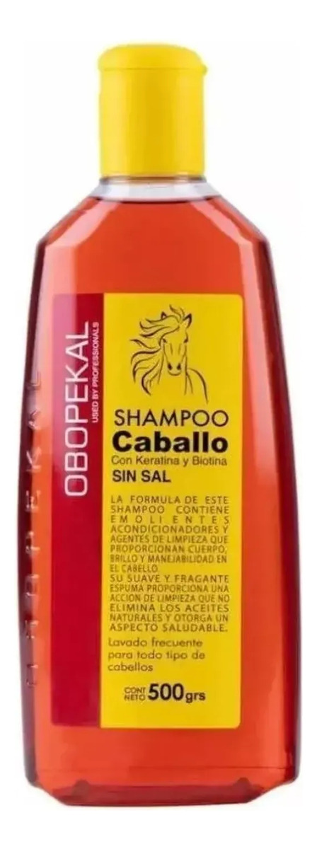 D_961282-Mlc82885282930_032025-F.jpg Obopekal Shampoo Caballo Sin Sal 500 Grs - Imagen 1