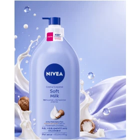 Nivea Crema Corporal Milk para Piel Seca 1L - Imagen 2