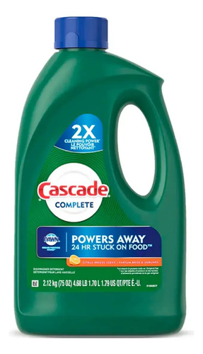 D_602805-Mlc112589930356_062026-O.jpg Gel Complete Lavavajilla Cascade Con Dawn Citrus 2,12L - Imagen 1