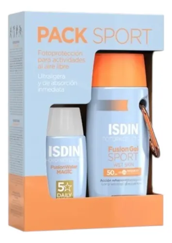 D_605081-Mlc114214167715_072026-O.webp Isdin Pack Sport Fusion Gel 100Ml Y Fusion Water 50Ml - Imagen 1