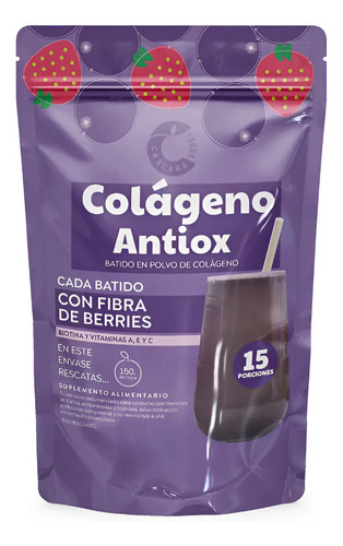 D_605697-Mla95845086181_102025-O.jpg Colágeno Antiox Sabor Berries Cascara Foods 150 Gr - Imagen 1