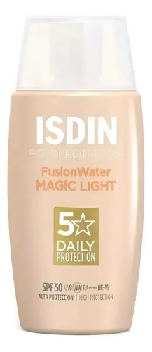 D_607373-Mlc112589936176_062026-O.jpg Fotoprotector Magic Light Fusion Water Spf50+ 50Ml Isdin - Imagen 1