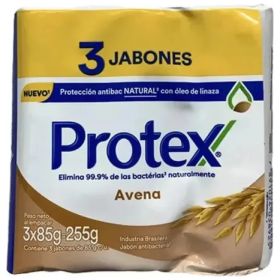 Protex Pack 03 Jabón En Barra Avena 85g C/u