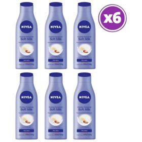 PACK 06 Nivea Crema Corporal Soft Milk 250ml Piel Seca