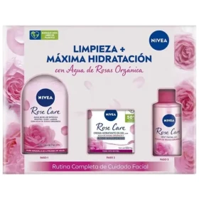 Pack Nivea Roses Care Mic 400ml+crema Día 50ml+mist 150ml