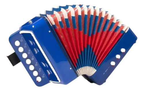 D_613224-Mlc109289692381_032026-O.jpg 10Teclas De Control Acordeón Juguete Musical Educativo Niños Color Azul - Imagen 1