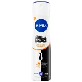 NIVEA BLACK Y WHITE DESODORANTE SPRAY ULTIMATE IMPACT 150ML