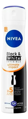 D_618833-Mlc112590016892_062026-O.jpg Nivea Black Y White Desodorante Spray Ultimate Impact 150Ml - Imagen 1