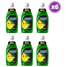 Pack 06 Lavaloza Magistral Platinum Limon 500ml