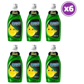 Pack 06 Lavaloza Magistral Platinum Limon 500ml
