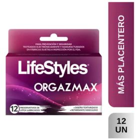 Preservativos Lifestyles Orgazmax 12 U