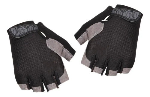 D_624080-Mlc103352376880_012026-O.jpg Guantes Deprtivo Sin Dedos Multi Usos Talla L Negro Con Gris L - Imagen 1