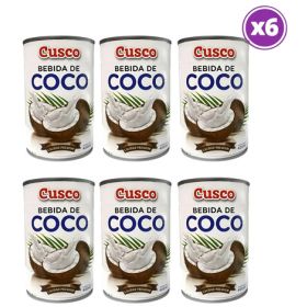 Pack 06 Cusco Bebida De Coco 400 Ml
